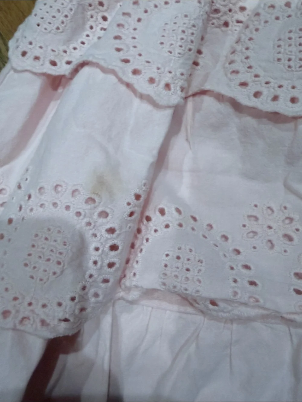 First Impressions toddler girl ruffled eyelet dress